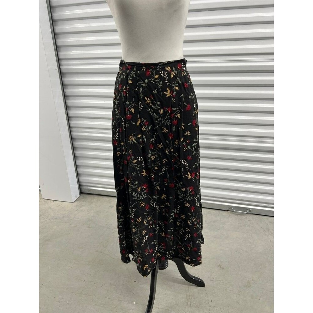 Vintage Appleseed's Floral Print Maxi Skirt - Size 10